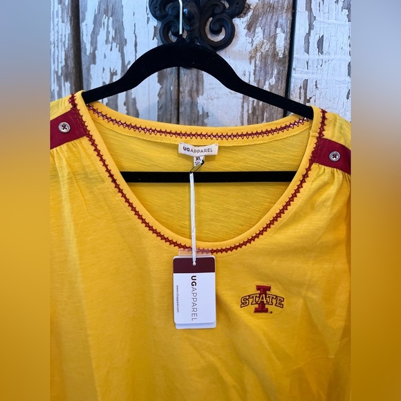 Iowa State 3/4 sleeve top NWT UG APPAREL Size XL - Picture 2 of 9